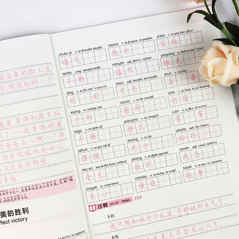 HSK Level 6 Chinese Character Writing Practice Workbook