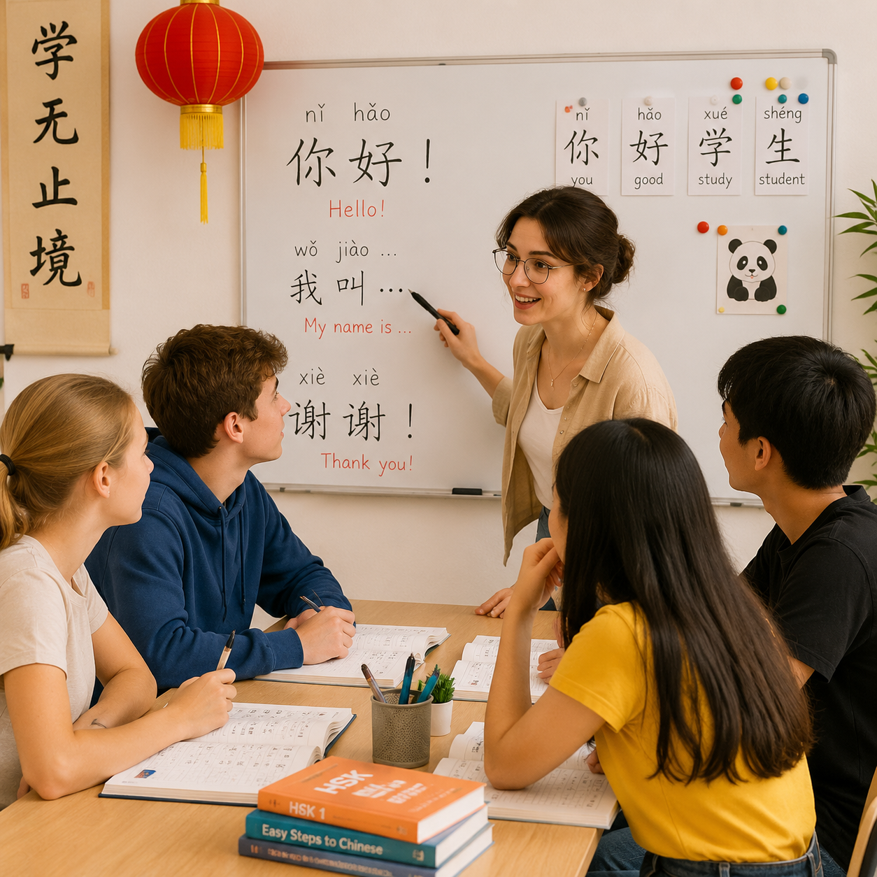 Chinese teaching material selection